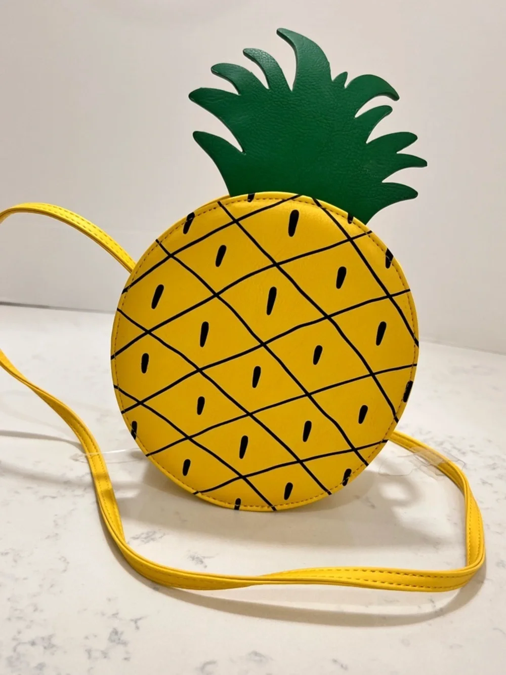 Pineapple Kids Crossbody Bag in Yellow and Green